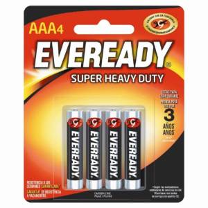 [205228ZN] Pila zinc-carbon AAA blister con 4 pz 1212-4 eveready