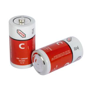 [287197ZN] Pila zinc-carbon C blister con 2 pz Iusa