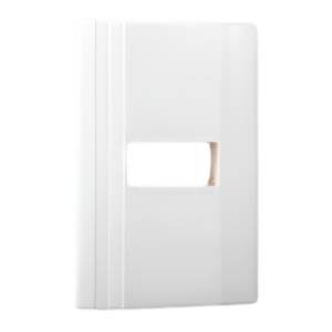 [196569ZN] Placa 1 ventana blanco Montana