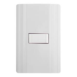 [280379ZN] Placa 1 ventana con apagador sencillo blanco CORSA Montana