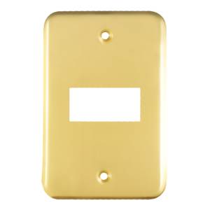 [798ZN] Placa 1 ventana dorado Italiana Montana