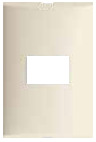 [234863ZN] Placa 1 ventana marfil Forza Bticino