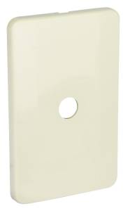 [831ZN] Placa 1 ventana para salida cable marfil Tradizione
