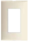 [234865ZN] Placa 3 ventanas marfil Forza Bticino