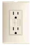 [234861ZN] Placa con contacto duplex 2p+t PI ICFT marfil Forza Bticino