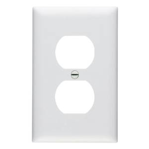 [6556ZN] Placa para contacto duplex blanco Bticino