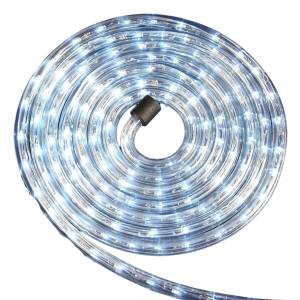 [284902ZN] Serie navideña en manguera 10 mt LED blanca 8 funciones Vianti