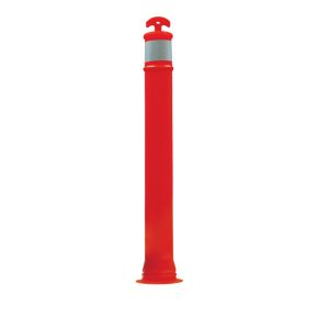 [SE-PD-PS] Poste Reflejante Naranja de PVC