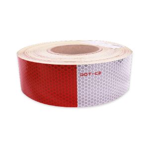 [SE-REF-BR] Cinta Reflejante Adhesiva Blanco/Rojo Certificada