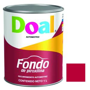 [6925ZN] Fondo automotriz rojo 1.0 lt Doal