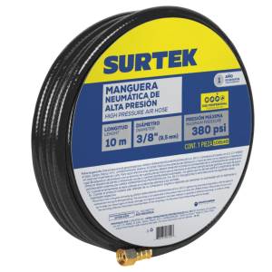 [229512ZN] Manguera para compresor hule 3/8" 10mt Surtek