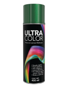[196731ZN] Pintura en aerosol 400ml verde metalico Ultracolor