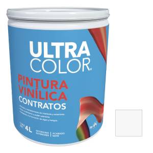 [281881ZN] Pintura vinil contratos blanco ostion 4.0l Ultracolor