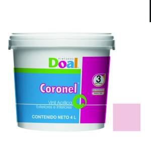 [195584ZN] Pintura vinil coronel rosa princesa 4.0 lt Doal
