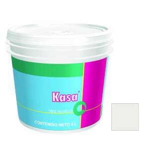 [7069ZN] Pintura vinil kasa blanco ostion 4.0 lt Doal