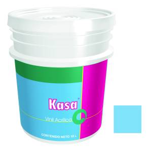[7073ZN] Pintura vinil kasa celeste 18.0 lt Doal
