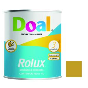 [7144ZN] Pintura vinil rolux dorado 1.0 lt Doal
