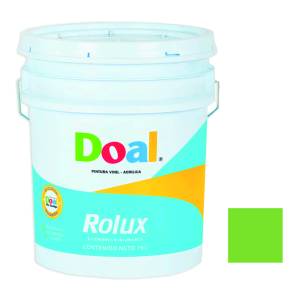 [195644ZN] Pintura vinil rolux verde manzana 18.0 lt Doal