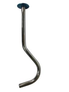 [211840ZN] Brazo para regadera curvo 35cm de acero inoxidable cromada BRLCV001 Vianti