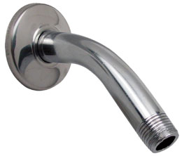 [16402ZN] Brazo para regadera standard plast cromada 45PC Rugo