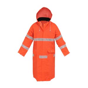 [I-6006] Gabardina Impermeable Naranja