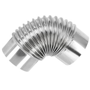 [450ZN] Codo humo 160mm 6" galvanizado