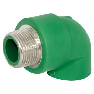 [238945ZN] Codo ppr 90 rosca exterior 025mm 3/4" Vianti