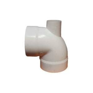 [190878ZN] Codo PVC cementar 90 110mm 4" salida trasera 2" cresco/amanco