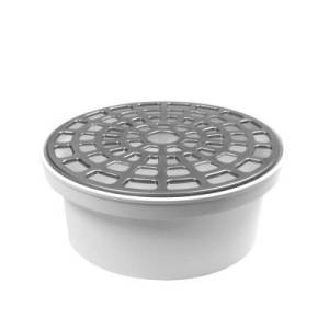 [204807ZN] Coladera universal PVC para tuberia rejilla de acero inoxidable maxtor 2264 Fleximatic
