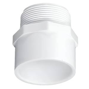 [288014ZN] Conector PVC hidraulico rosca exterior c40 075mm 3"