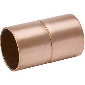 [204565ZN] Cople cobre con tope 025mm 1" g
