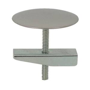 [14991ZN] Cubretaladro redondo liso de acero inoxidable cromada 26T Rugo