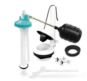 [224684ZN] Juego de herrajes para sanitario plasticos de 3" Eurotec tipo Cato 2717 Fama