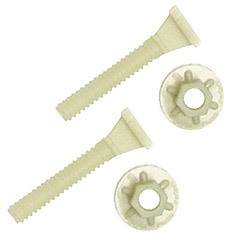 [197855ZN] juego de tornillos plastico 2" para brida plastico TB-A215 Coflex