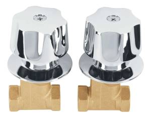 [213246ZN] Juego llaves empotrar roscables bronce queen LLEVZ005 Vianti