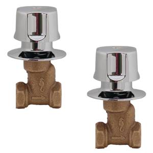 [5576ZN] Juego llaves empotrar roscables bronce tauro 38I Rugo