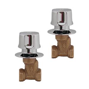 [5578ZN] Juego llaves empotrar soldable bronce acuario 39IC Rugo