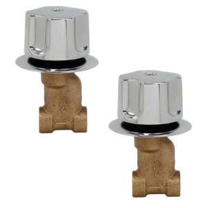 [5573ZN] Juego llaves empotrar soldable bronce tauro 33I Rugo