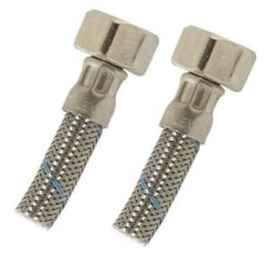 [5346ZN] Manguera para lavabo y fregadero de acero basico 1/2" x 1/2" 040cm LLA40 Coflex