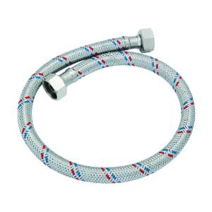 [5368ZN] Manguera para sanitario de aluminio 1/2" x 7/8" 035cm 4135AL Dica