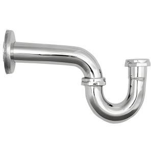 [8260ZN] Media trampa para lavabo rigida cromado 29d Rugo