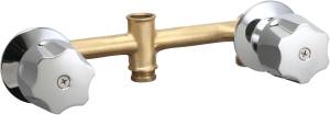 [238345ZN] Mezcladora empotrar para regadera laton maneral standard Queen cromada Vianti