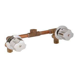 [5649ZN] Mezcladora empotrar regadera bronce acuario cromado 36R Rugo