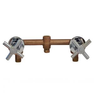 [201319ZN] Mezcladora empotrar regadera y tina bronce cruz minimalista cromado 36ICM Rugo