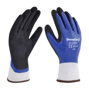 Guante de Nylon con Recubrimiento Nitrilo Azul