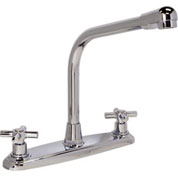 [198521ZN] Mezcladora fregadero plastica tipo cobra maneral palanca 1/4 de vuelta cromada 11012 Fontanery