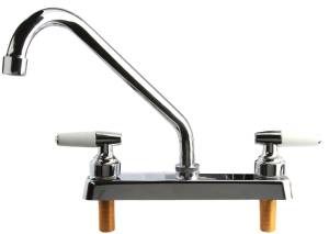 [195723ZN] Mezcladora fregadero plastica tipo standard maneral palanca 1/4 de vuelta cromada 4483 Fleximatic