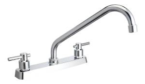 [213205ZN] Mezcladora fregadero plastica tipo standard maneral palanca 1/4 de vuelta cromada MFVP002 Vianti