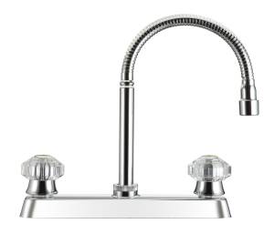 [225527ZN] Mezcladora fregadero zinc tipo flexible maneral acril cromada MFVZF003 Vianti