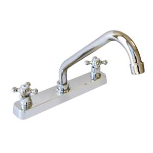 [213245ZN] Mezcladora fregadero zinc tipo standard maneral cruz cromada MFVZ005 Vianti